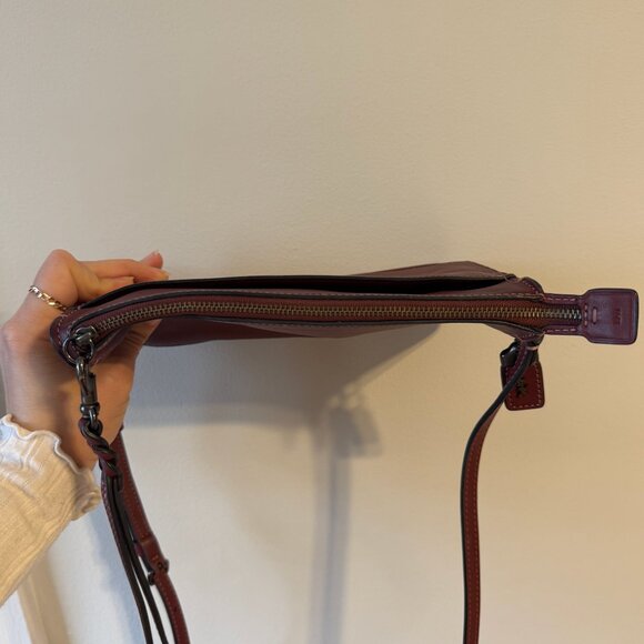 Coach Soho Shoulder or Crossbody Bag, Washed Red Burgundy - Picture 7 of 16